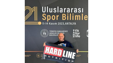 21. Uluslararası Spor Bilimleri Kongresi Ana Sponsoru HARDLINE NUTRITION oldu.