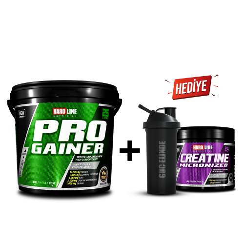 Hardline Progainer 5000 alana yanında Kreatin 120 gr ve Güç Elinde Shaker hediye Hardline Progainer 5000 alana yanında Kreatin 120 gr ve Güç Elinde Shaker hediye