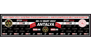 Ana sponsoru olduğumuz Vücut Geliştirme ve Fitness Türkiye Şampiyona’sı  09-13 Mart 2022  tarihleri arasında Antalya Kemer ‘de yapıldı. 