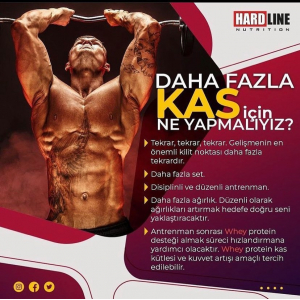 - DAHA FAZLA KAS - 
Sık antrenman , bol tekrar , düzenli beslenme , protein desteği ... Ama herşeyin başı disiplin , inanmak ve çalışmak. 
.
.
.
.
#muscle #wheyprotein #fitness #gym #hardlinenutrition  #istanbul  #training #sporsenikorur #gain #gaintrain  #moremuscle  #muscle #bodybuilding  #teamhardline #a