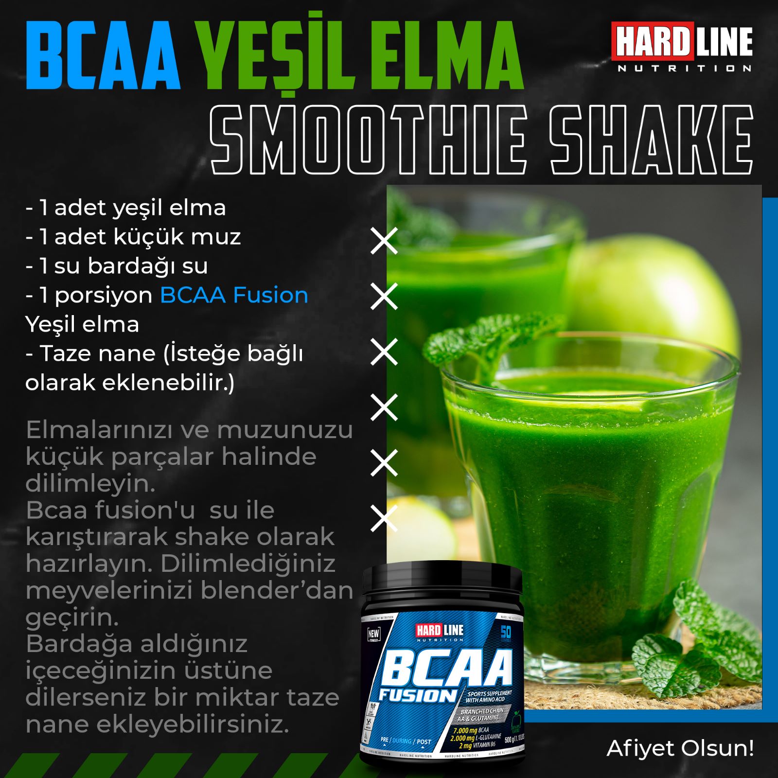 BCAA FUSION SMOOTHIE SHAKE