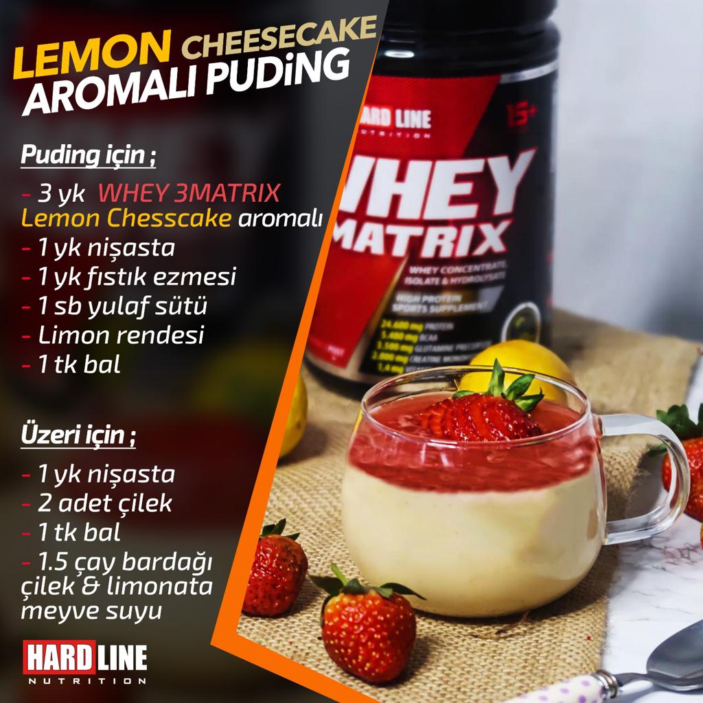 Lemon Cheesecake Aromalı Puding Lemon Cheesecake Aromalı Puding