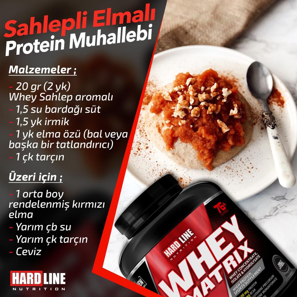 Sahlep Aromalı Elmalı Protein Muhallebi Sahlep Aromalı Elmalı Protein Muhallebi